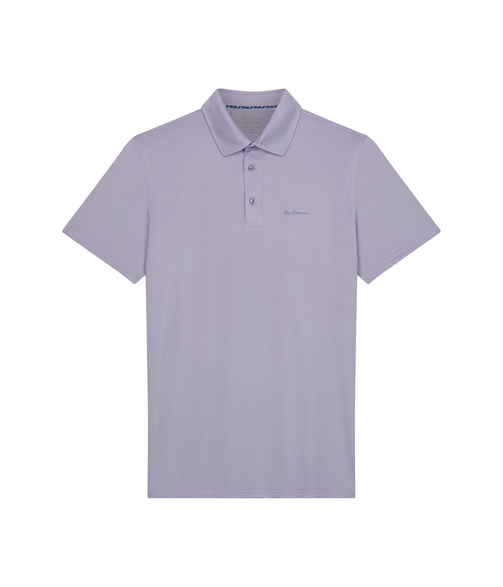 Polos Ben Sherman Solid Air Pique Sports Fit Violette | OBP-07033709